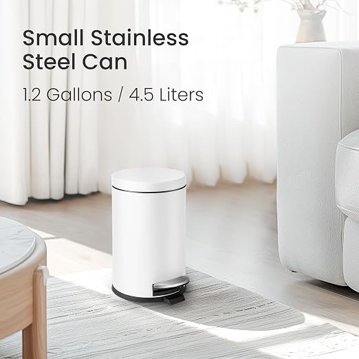 Cesun 1.2 Gallons Small Trash Can - Image 2