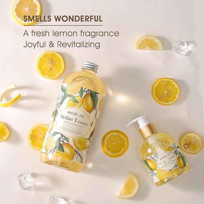 ROMIIE ZOI Lemon Scent Liquid Hand Soap Refills - Image 7