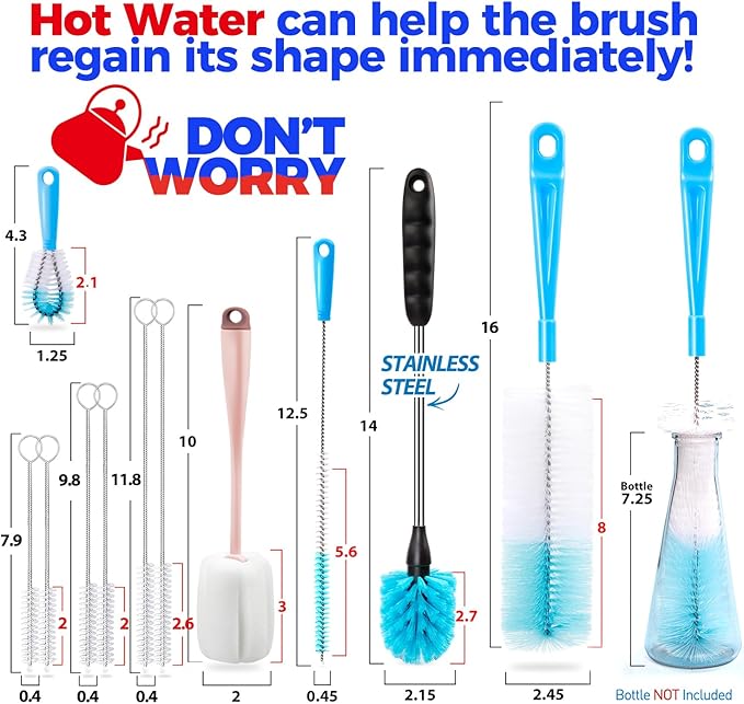 Holikme Bottle Brush Tube Cleaning Lab Set - Image 6