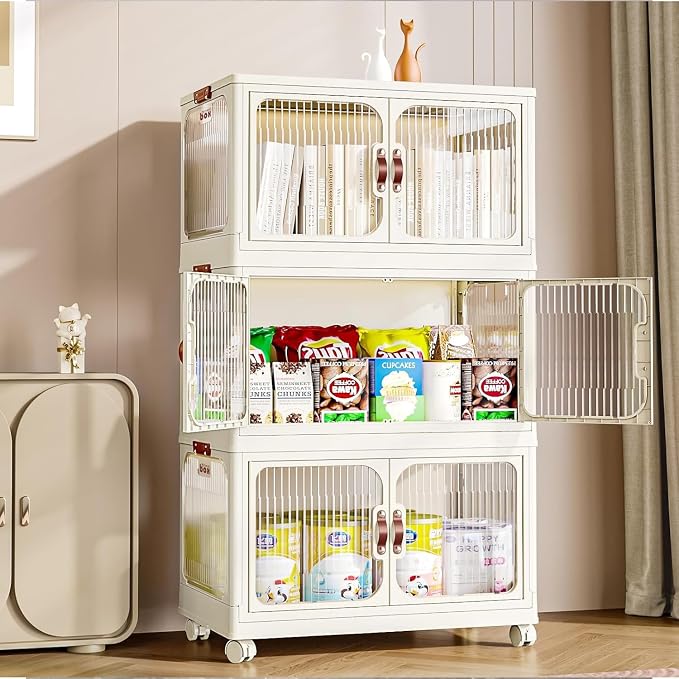 Multi-Purpose Stackable Plastic Storage Bins - Image 3