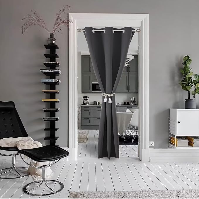 Joydeco Custom Size Door Curtains, Closet and Bedroom Doorway Curtains - Image 4