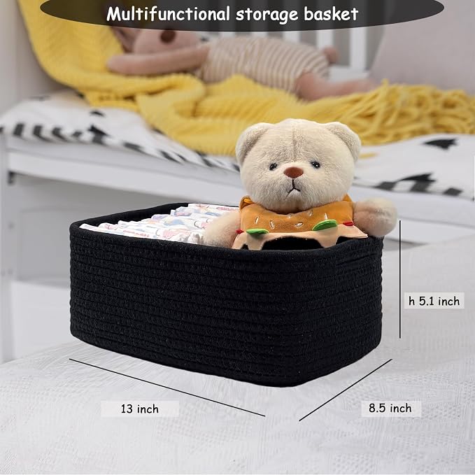 COMFY-HOMI 13" x 8.5" x 5.1" Storage Baskets - Image 4
