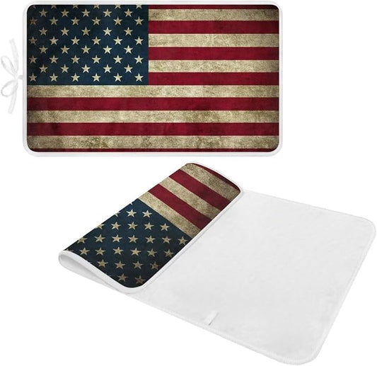 American Flag Ironing Mat Thickened Ironing Blanket Portable Heat Resistant - Image 2