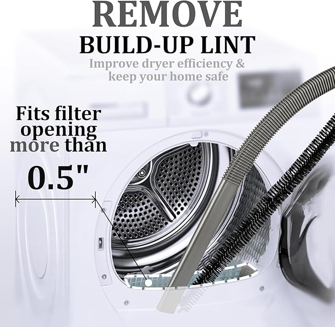 Dryer Vent Cleaner Kit for Dyson Gen5 V15 V12 V11 V10 V8 V7 Lint Vacuum - Image 4