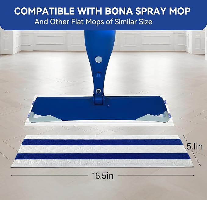 30 Count Ultrathick Microfiber Mop Pads Refills - Image 2