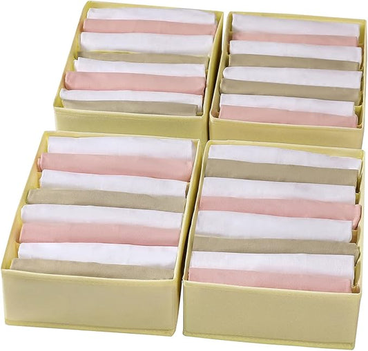 4 Packs T-shirt Drawer Organizers by Coorganisers