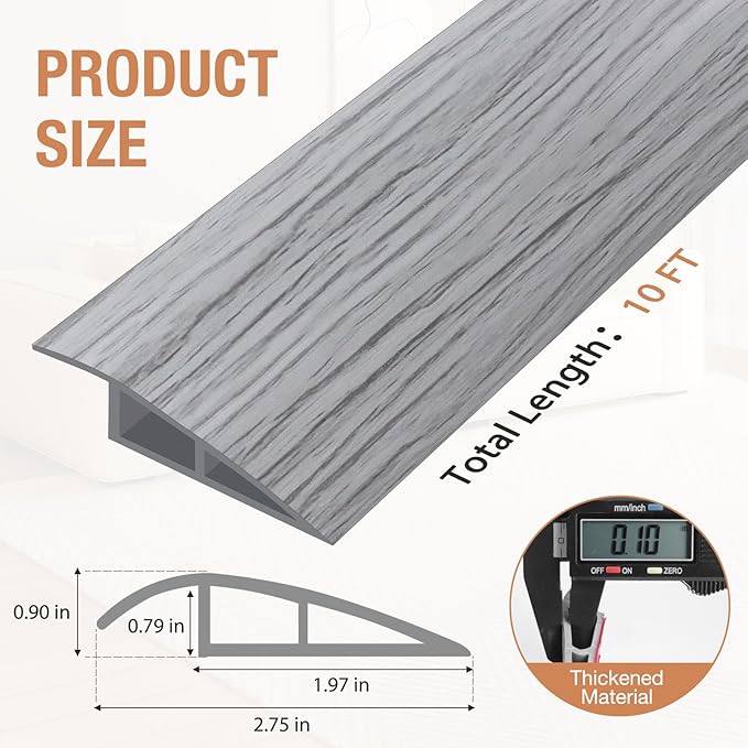 Floor Transition Strip Self Adhesive Vinyl Door Threshold - Image 5