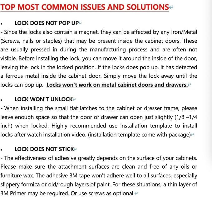 Vmaisi Adhesive Magnetic Locks for Cabinets & Drawers - Image 9