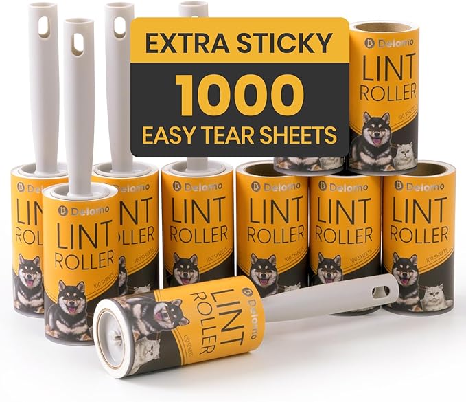 DELOMO Lint Roller 1, 000 Sheets by DELOMO