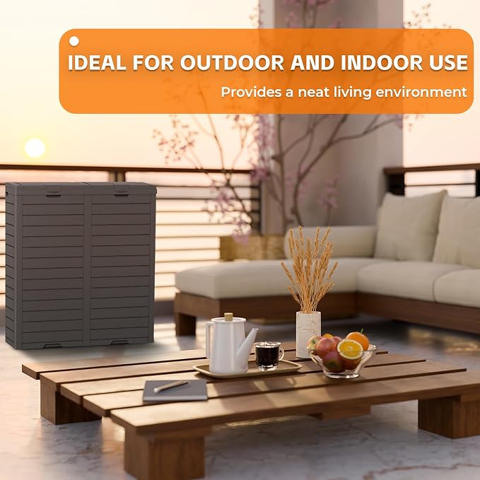 62-Gallon Outdoor Trash Can - Image 9