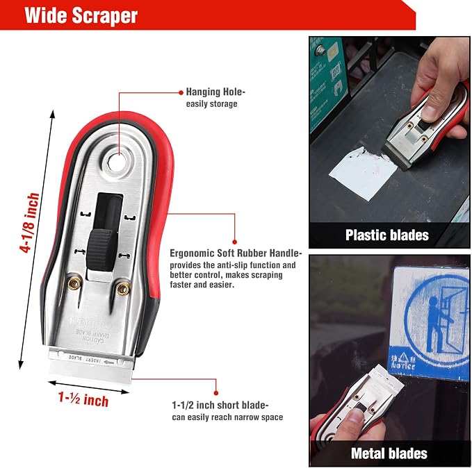 Goldblatt 2 Pieces Razor Blade Scraper - Image 4