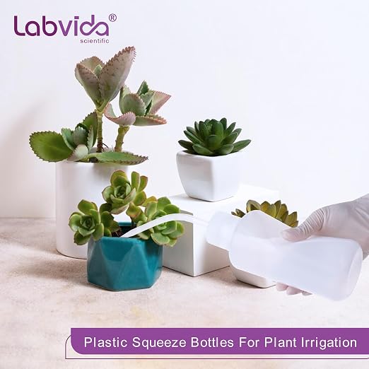 4 pcs of Plastic Squeeze Bottles, Lab Wash Bottle Squeeze Vol.1000ml 33.8oz - Image 3