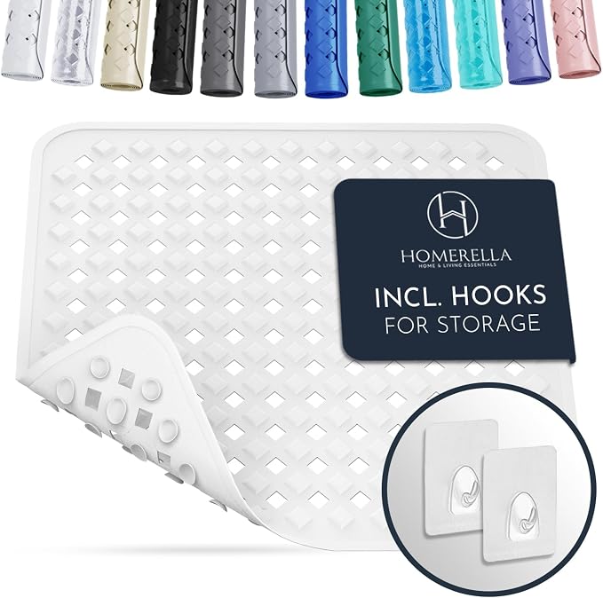 Homerella Anti Slip Shower Mat | Anti Mold Non Slip Bathtub Mat by Homerella