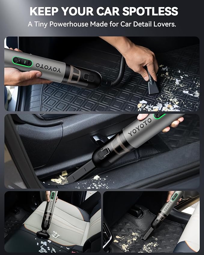 Car Vacuum, Handheld Vacuum Cordless - Image 6