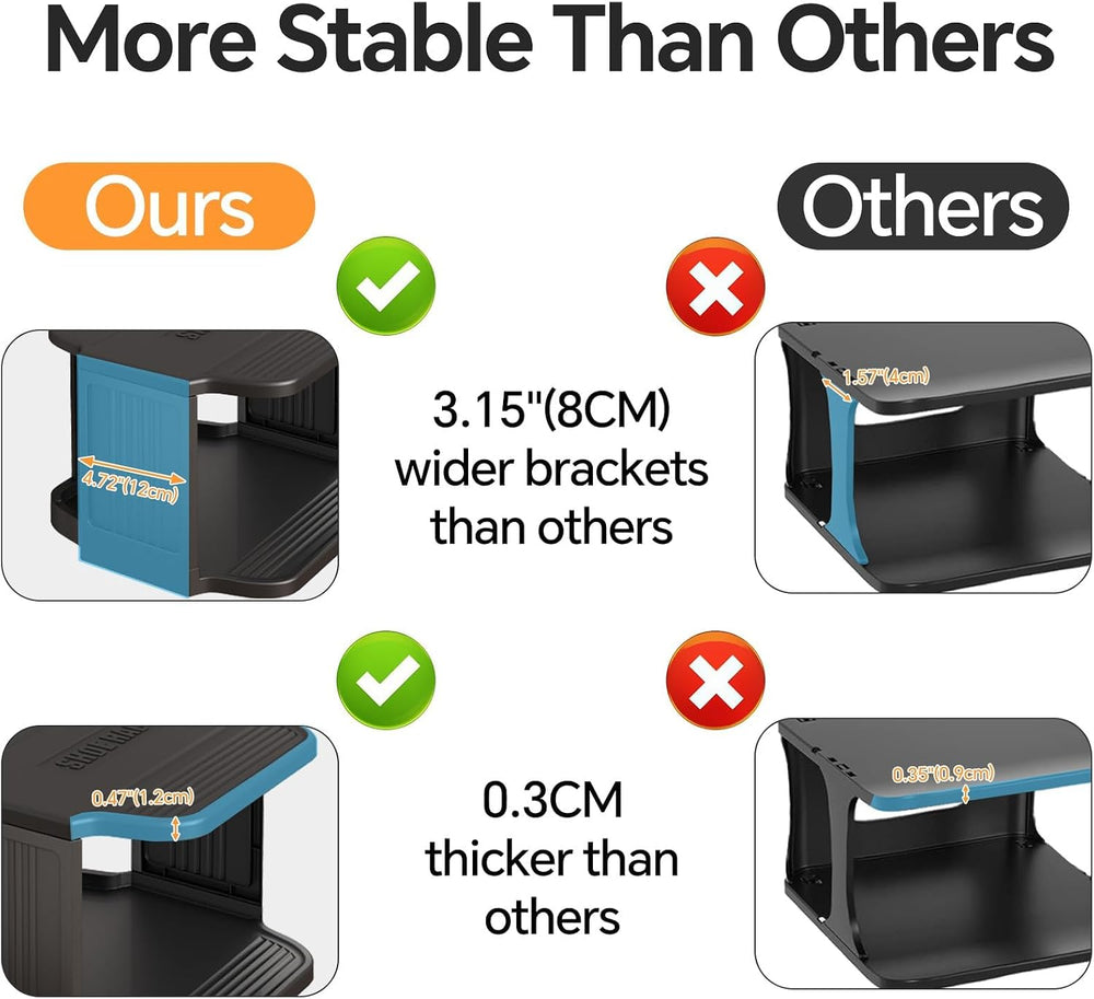 Kitstorack Stackable 16-Tier Shoe Rack for Closet & Entrance - Tall, Narr...