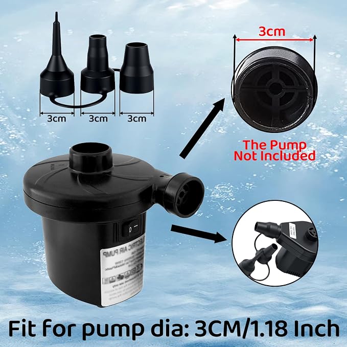3 Size Air Pump Nozzle Replacement Set - Image 3