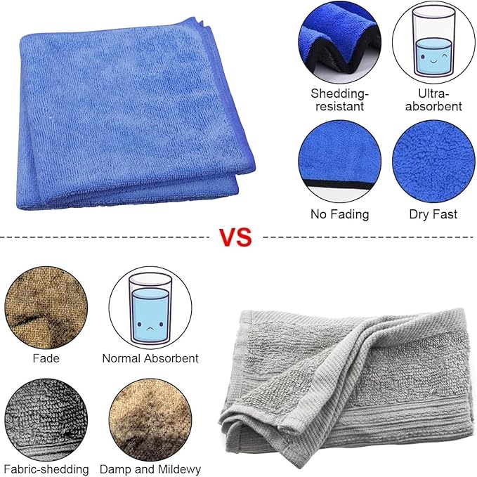 Single Microfiber Cleaning Cloth 40x40 cm - Image 3