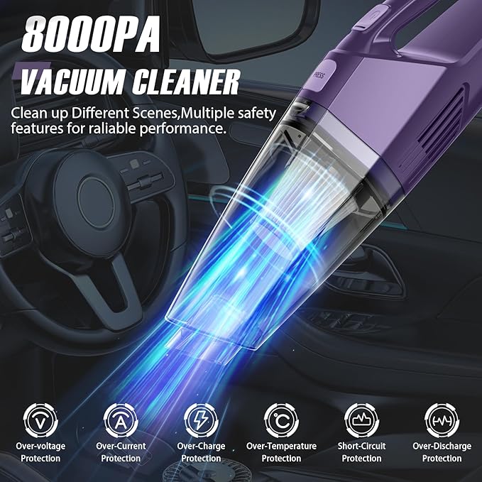 Handheld Vacuum Cordless – Car Vac Portable - Image 3