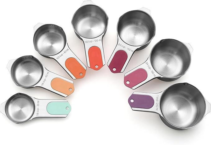 Spring Chef Magnetic Stainless Steel Measuring Cups, Kitchen Tools by SpringChef