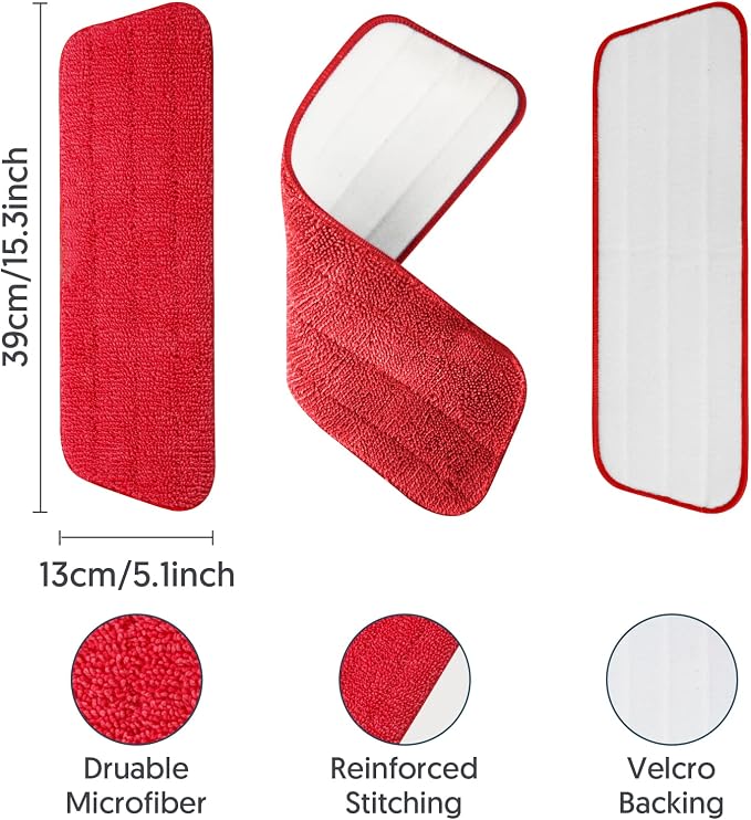 7 Count Reusable Mop Pads for Swiffer PowerMop - Image 4