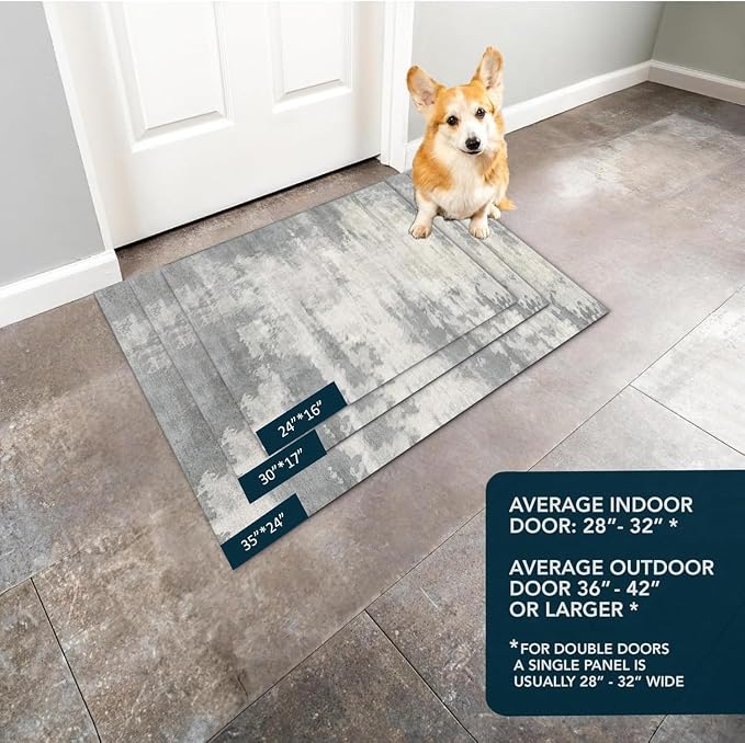 Ultra Thin Door Mat Indoor Entrance, 1/10 in Thin Door Mats - Image 8