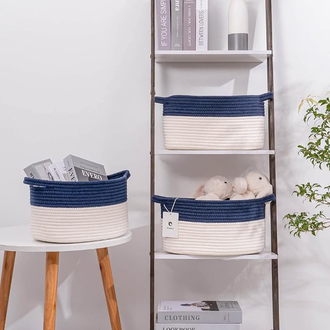 Medium and Large Woven Basket//With Handle, Used - Image 5