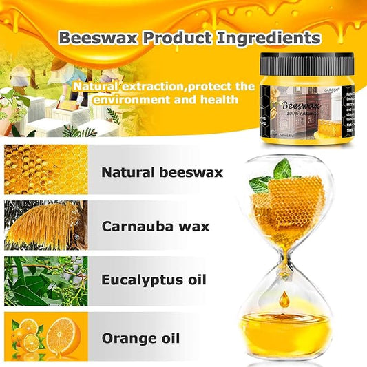 CARGEN 3 PCS Wood Seasoning Beewax Natural Beewax Traditional Wood Wax - Image 2