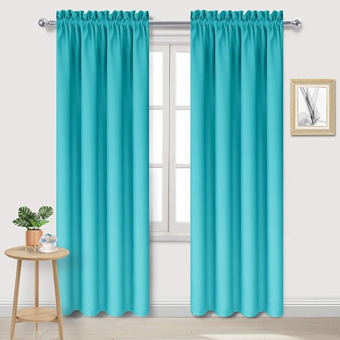 DWCN Blackout Curtains for Bedroom – Thermal Insulated Room Darkening Drapes by DWCN
