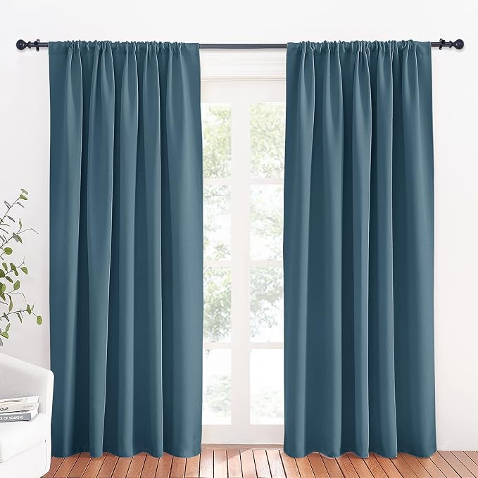 RYB HOME Blue Blackout Curtains by RYBHOME