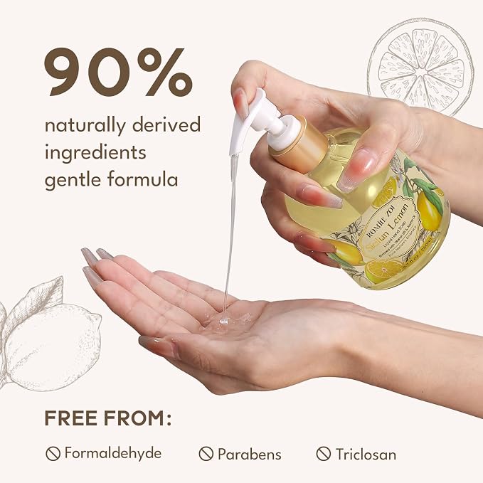 ROMIIE ZOI Lemon Scent Liquid Hand Soap Refills - Image 5