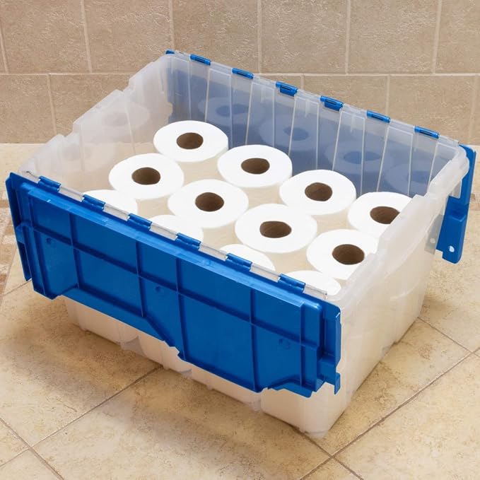 Akro-Mils KeepBox 12 Gallon Storage Container, Nesting and Stackable Plastic - Image 7