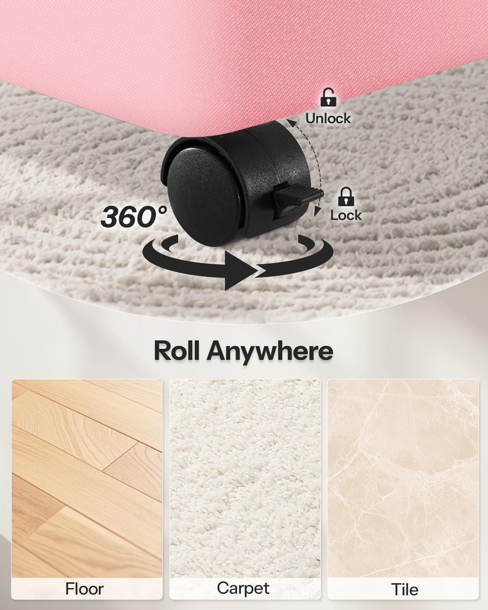 Double Laundry Basket with Wheels and Lid, 150L Clothes Hampers for Laundry
