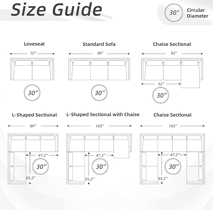 30-Inch Round Storage Ottoman, Modern Ottoman Coffee Table