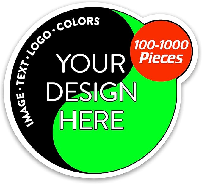 5-1000 Custom Vinyl Stickers by DayStarCustomDesigns