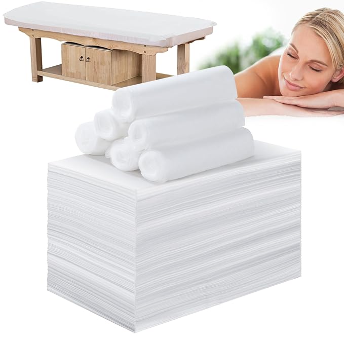 Disposable Bed Sheets for Massage Table 200 Pcs 31" x 71" Waterproof Massage by DSBATH
