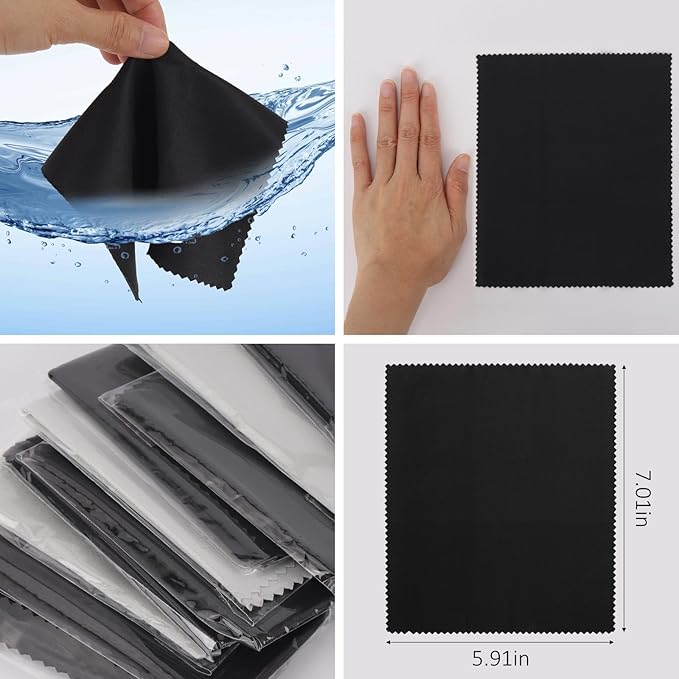 50Pcs Microfiber Cleaning Cloths, Eye Glass Clean Cloth, Eyeglass Phone Lens - Image 2