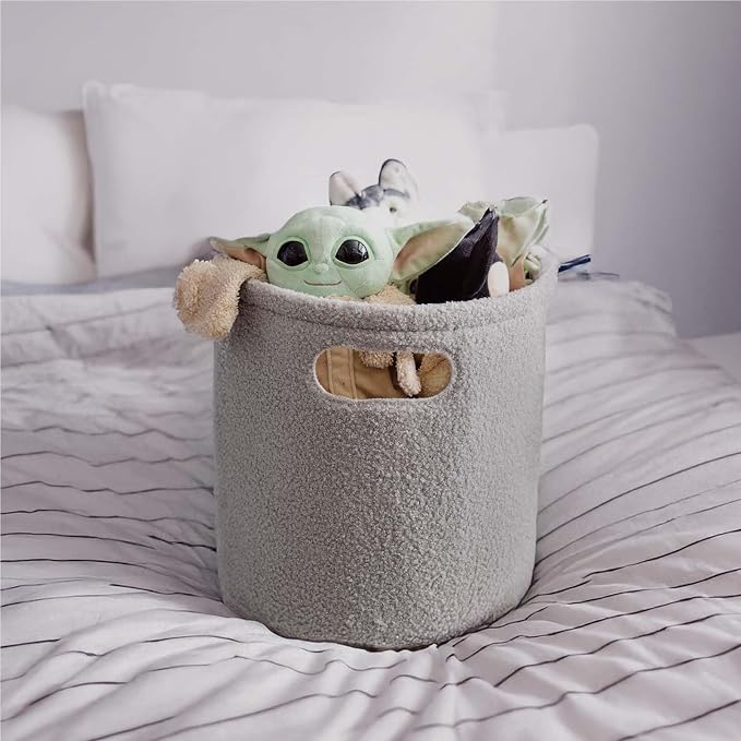 PUTSKA Basket – Round Storage for Toys and Clothes, Stuffed Animals – Soft Baby - Image 7