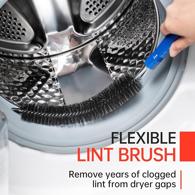 BLuesea Dryer Vent Cleaner Kit, 15-Piece Ultimate Dryer Cleaning Kit Include 30 - Image 5