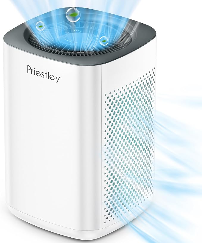 Priestley Air Purifier for Bedroom, Dorm Up to 1100Ft², Smart WiFi Air Purifiers - Image 7