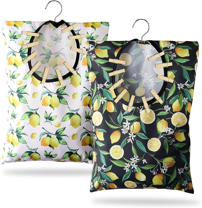 2 Pcs Lemon Clothespin Bag by Unknown