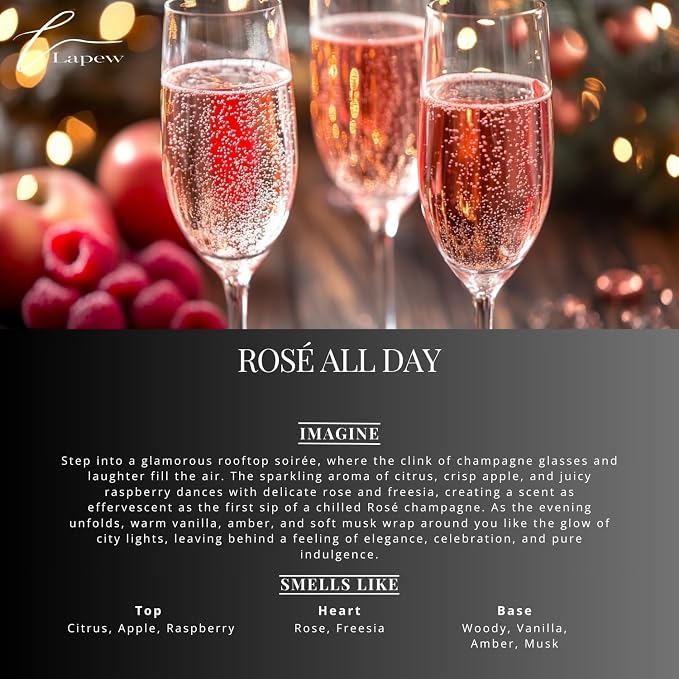 Rosé All Day Carpet Freshener Powder Refill 36 oz | Powerful Odor Eliminator - Image 2