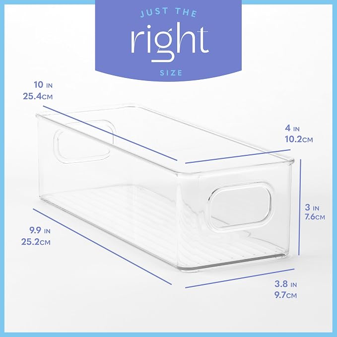 Plastic Food Storage Clear Container Bin - Image 3