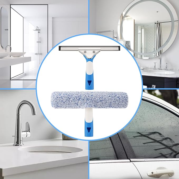 Professional Window Cleaning Kit 10IN, All-in-one Windows Cleaner Tool - Image 7