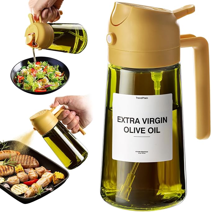 TrendPlain - Original 16oz/470ml Olive Oil Dispenser Bottle by TrendPlain
