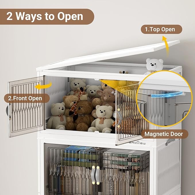 BROVIEW 480Qt Stackable Storage Bins - Image 4