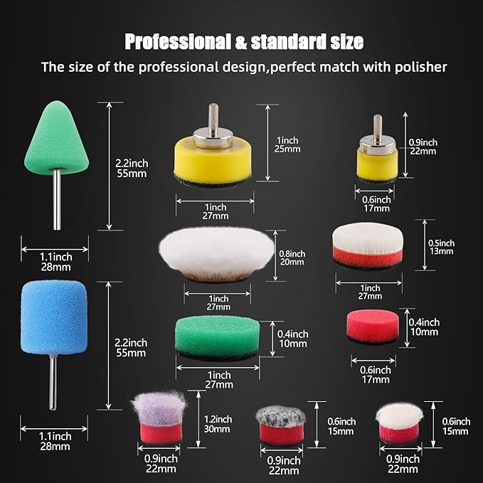 Mini Buffing Polishing Pads, Cordless Electric Drill, Polisher Tool - Image 3