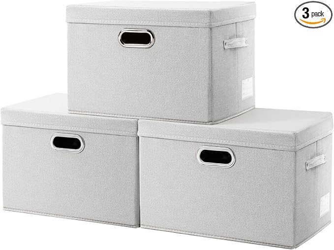 PRANDOM Large Collapsible Storage Bins by Prandom