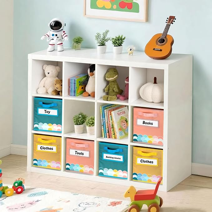 Cube Storage Bins, 3 Pack 11 Inch Fabric Storage Bins - Image 7
