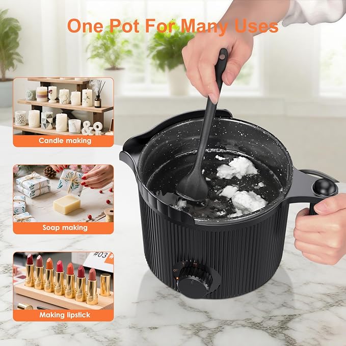 venpow Candle Wax Melter with Pour Spout, Candle Making Kit - Image 5