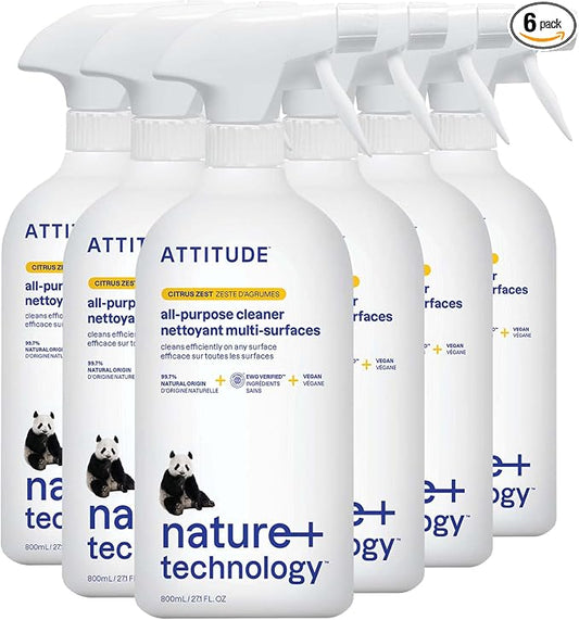 ATTITUDE All Purpose Cleaner Spray, EWG Verified, Made by ATTITUDE